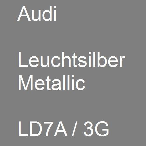 Audi, Leuchtsilber Metallic, LD7A / 3G.